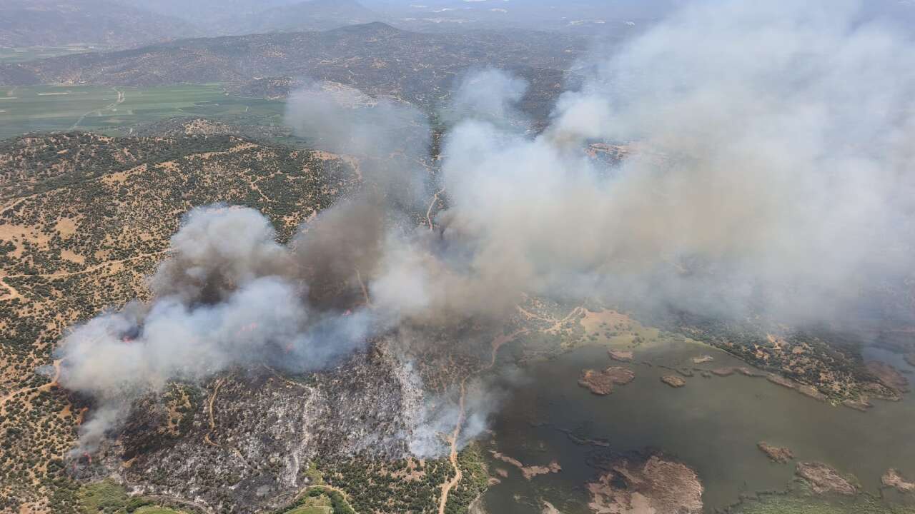 Aydın’da 5 Noktada Yangın: 4 Uçak ve 6 Helikopterle Müdahale Devam Ediyor