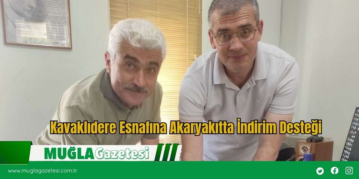 Kavaklıdere Esnafına Akaryakıtta İndirim Desteği