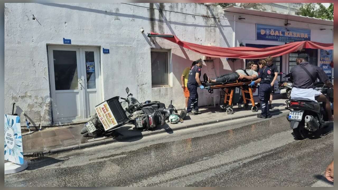 Muğla’da Seyir Halindeyken Fenalaştı: Çarpmanın Etkisiyle Su Borusu Patladı