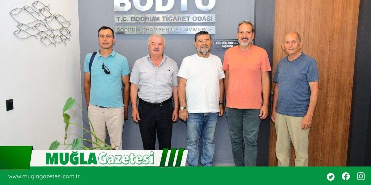 Muğla Arıcılar Birliği'nden BODTO'ya Ziyaret: Gündemde Uluslararası Arıcılık ve Çam Balı Kongresi Var