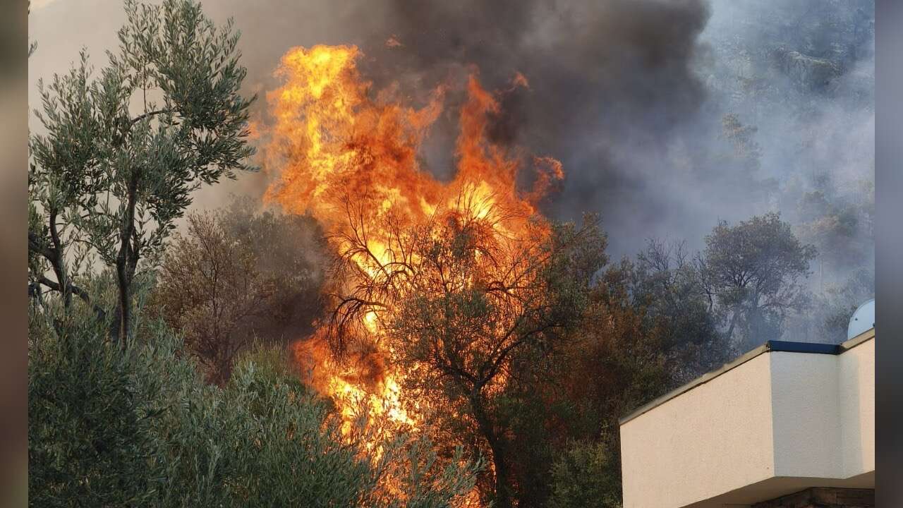 Fethiye'de Korkutan Orman Yangını, Lüks Villalar Alevlere Teslim Oldu