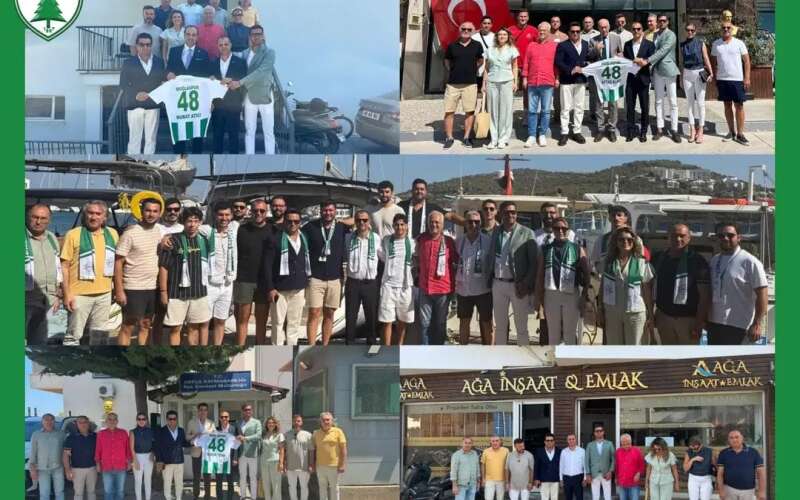 Muğlaspor Yönetiminden Datça Çıkarması: Protokol ve Esnaf Ziyaret Edildi