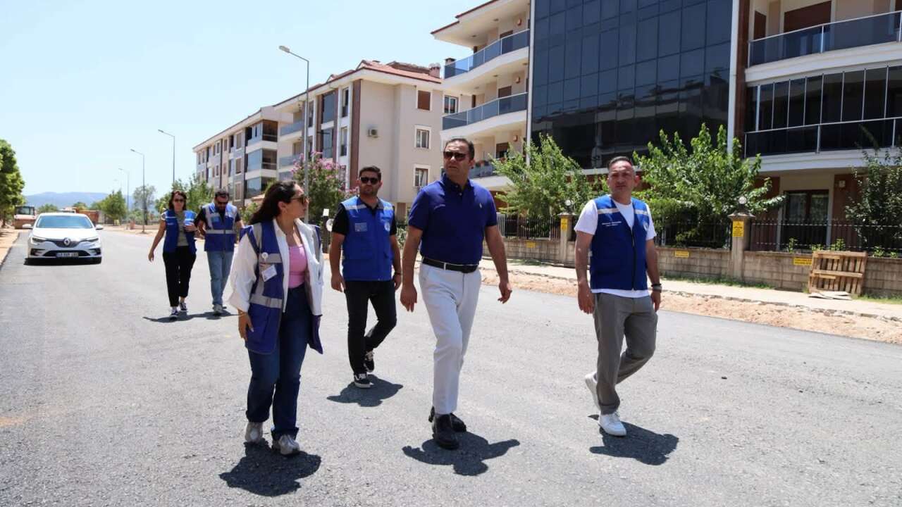 Muğla Büyükşehir Belediyesi Genel Sekreteri Tayfun Yılmaz Çalışmaları Yerinde İnceledi