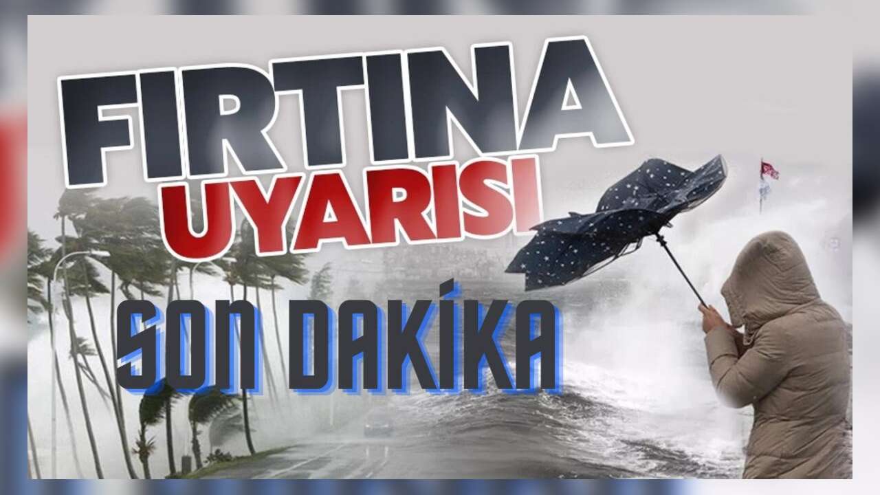 Meteoroloji'den Muğla İçin Fırtına Uyarısı