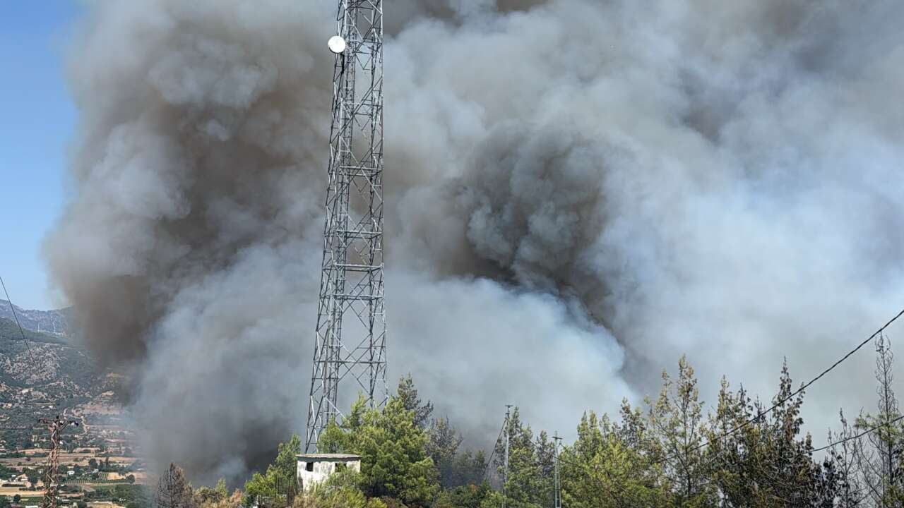 Fethiye Yeşilüzümlü'de Korkutan Gelişme, Kontrol Altına Alınan Yangın Yeniden Başladı