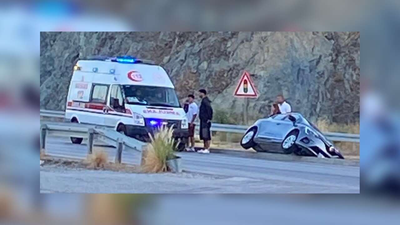 Muğla'da Direksiyon Başında Uyku Kazaya Neden Oldu