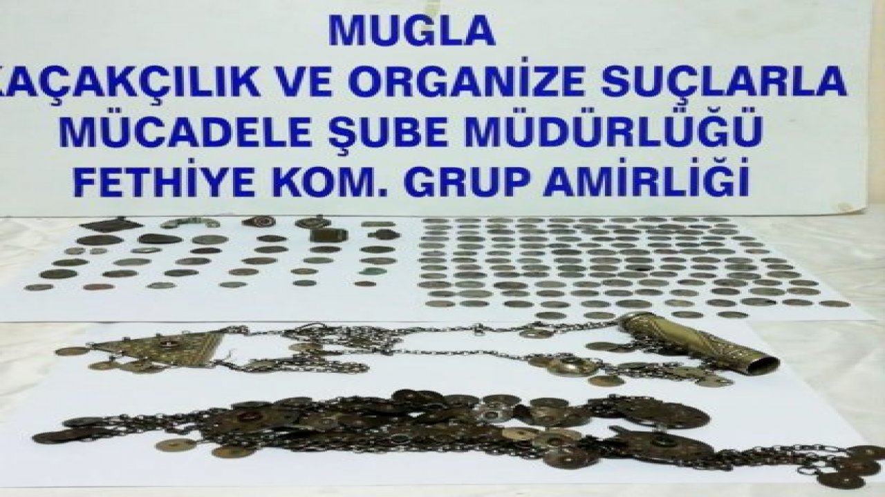 Fethiye’de tarihi eser operasyonu