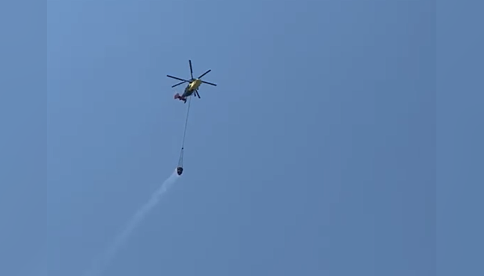 Seydikemer Sarıyer Mahallesi'nde Yangın Yeniden Başladı, Ekipler Havadan ve Karadan Seferber Oldu