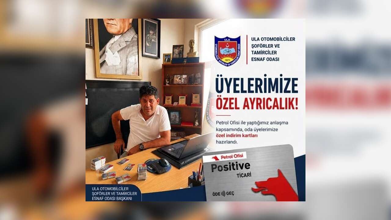 Ula Şoförler Odası Üyelerine Akaryakıtta İndirim Desteği