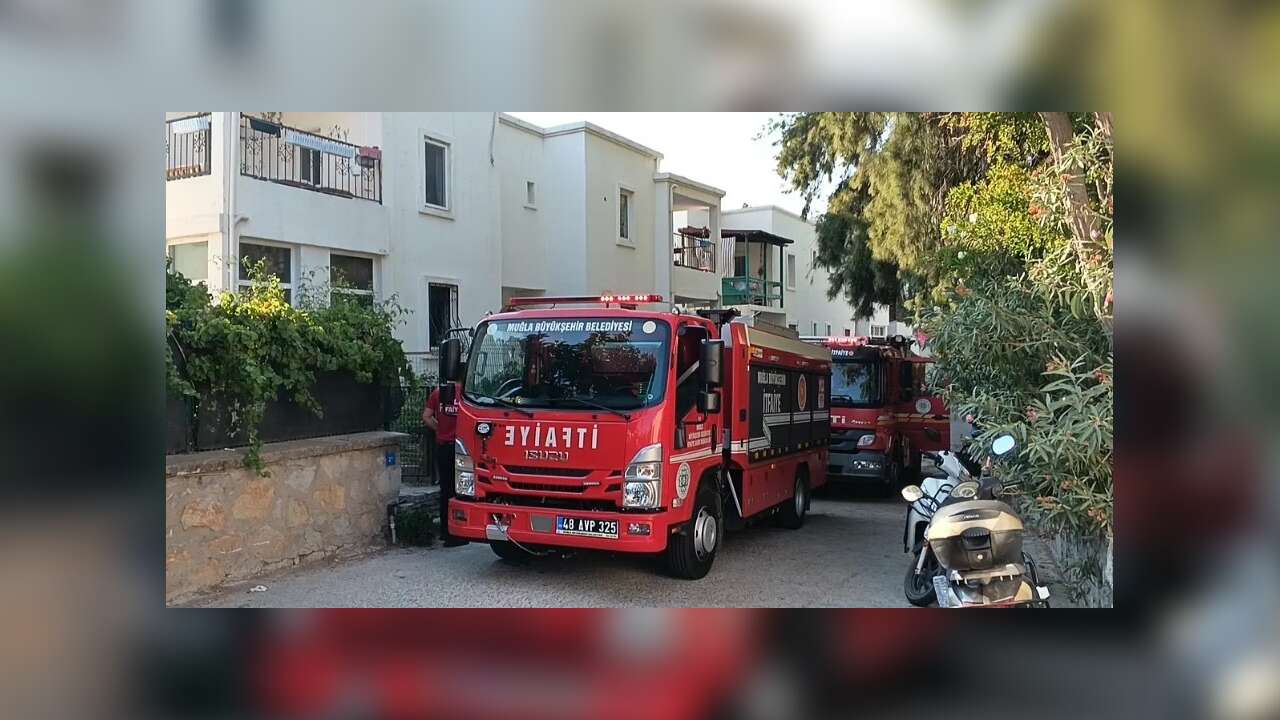 Muğla’da Evde Yangın Paniği! Ekipler Seferber Oldu