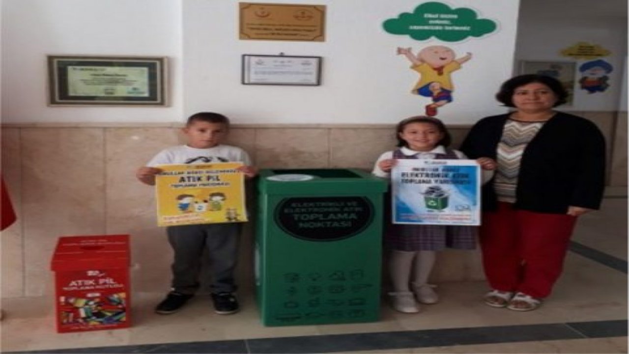Okullarda geri  dönüşüm yarışması
