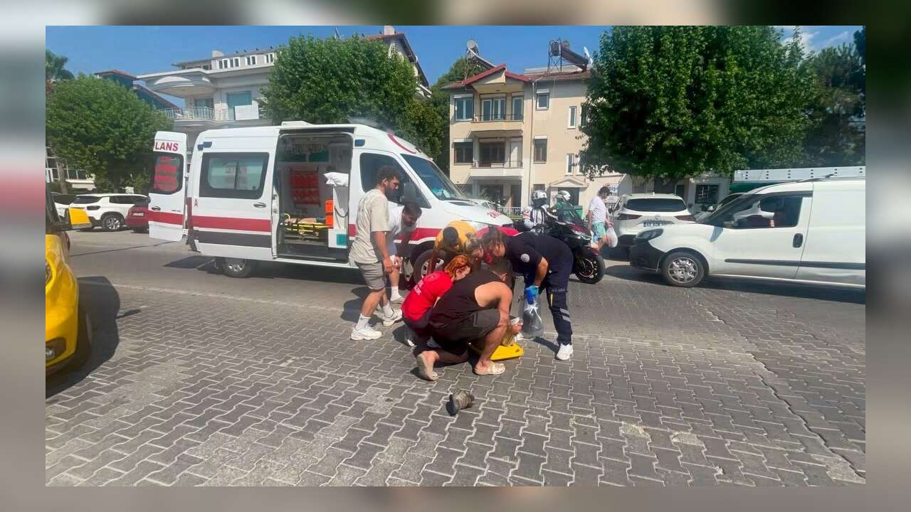 Muğla’da Köpeğe Çarpmamak İçin Manevra Yapan Sürücü Yaralandı