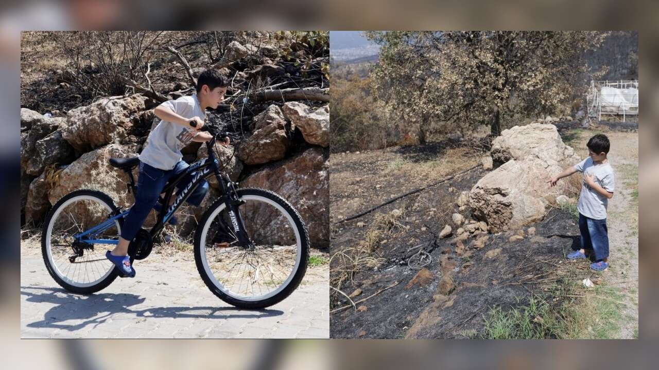 Seydikemer Yangında Bisikleti Kullanılamaz Hale Gelen Minik Umut Yeni Bisikletine Kavuştu