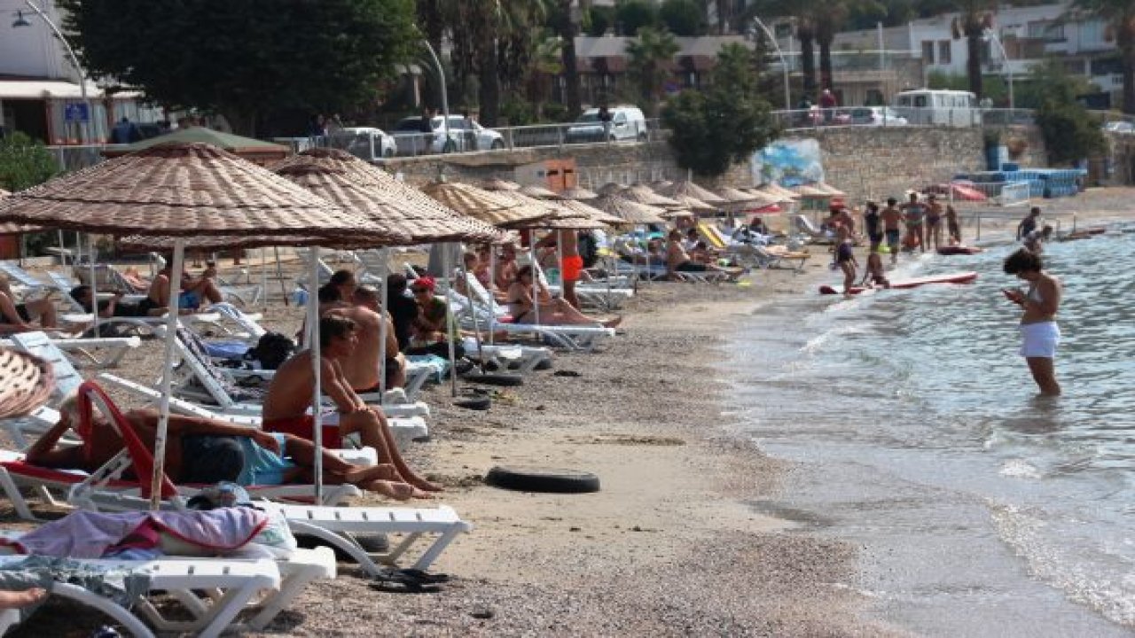 Bodrum’da sahiller doldu