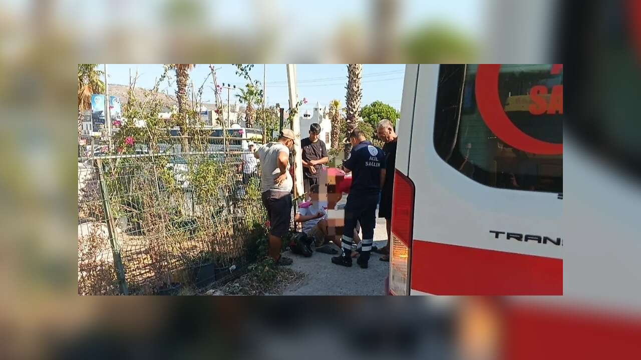 Muğla’da Motosiklet Kazası,  Gidon hakimiyetini kaybeden Sürücü Yola Savrularak Yaralandı