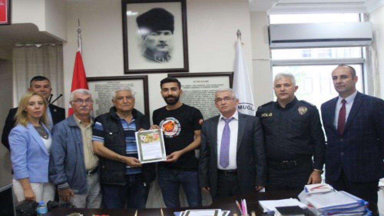 Ultra Aslan'ın örnek davranışı ödüllendirildi