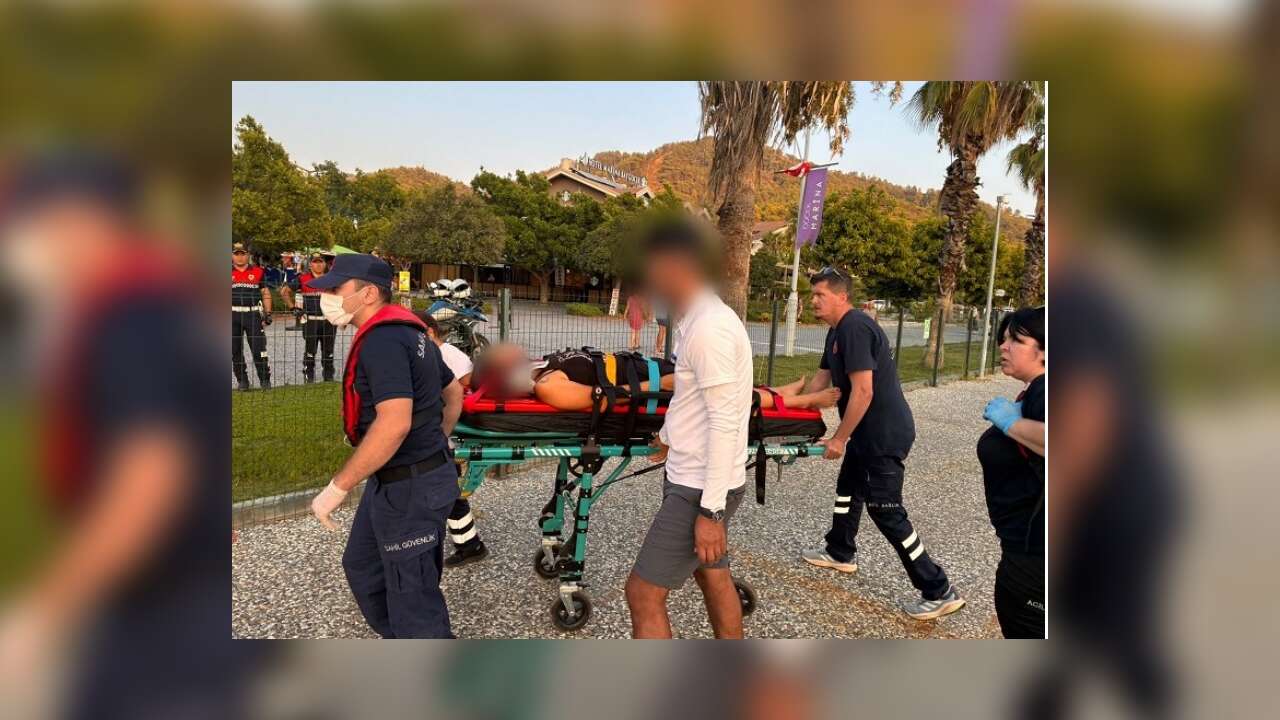 Fethiye Açıklarında Ticari Yatta Yaralanan Vatandaşın İmdadına Sahil Güvenlik Yetişti