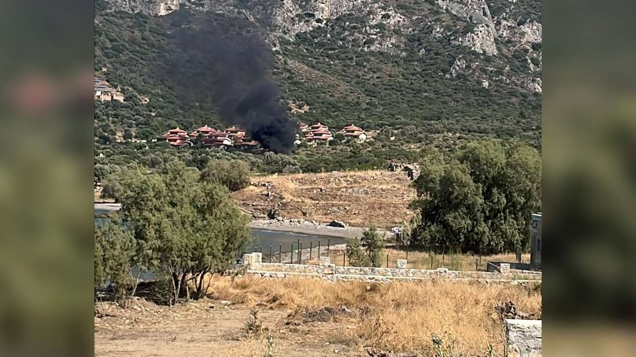 Datça-Marmaris Yolunda Kamyonet Alevlere Teslim Oldu