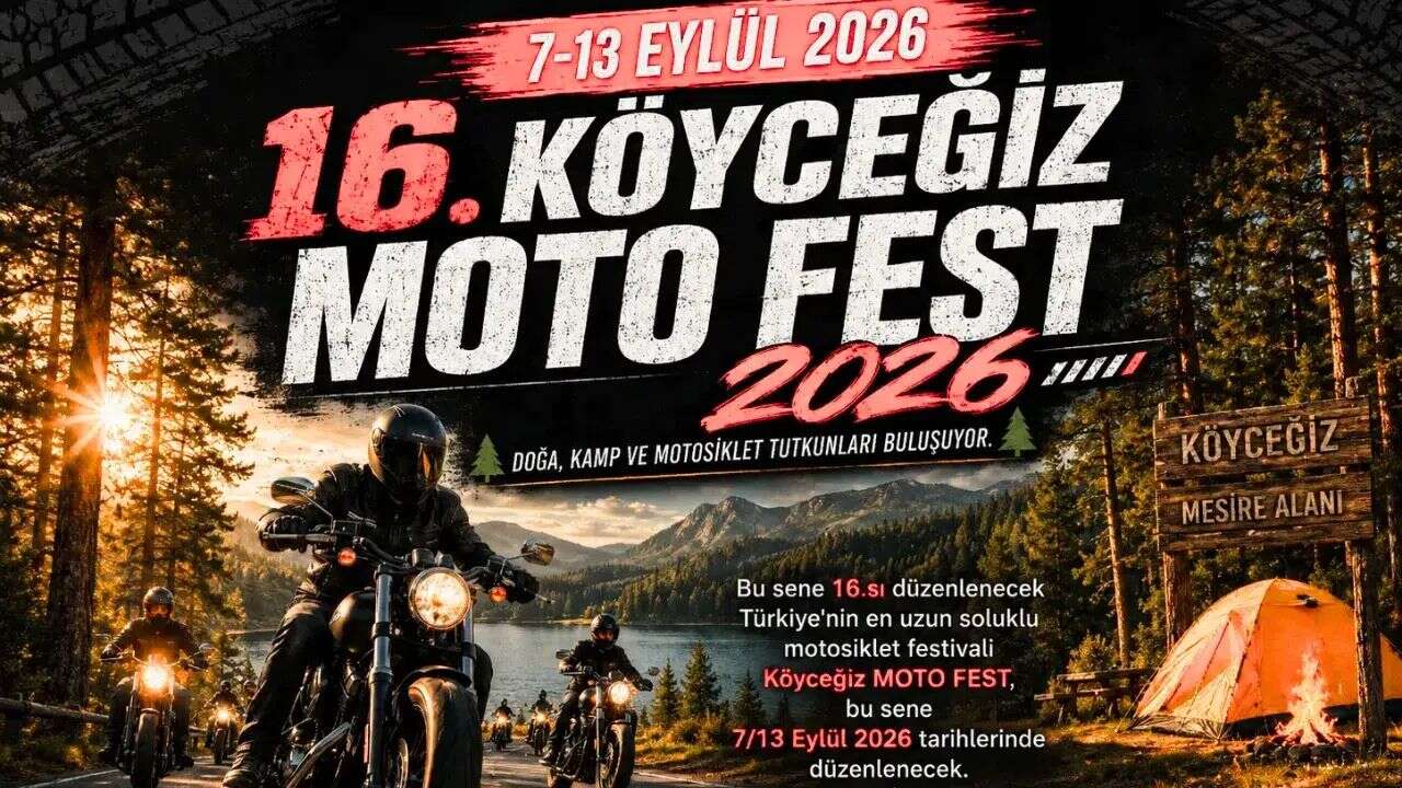 Motosiklet Tutkunları Köyceğiz’de Buluşuyor: MOTO FEST 2026 Programı Belli Oldu