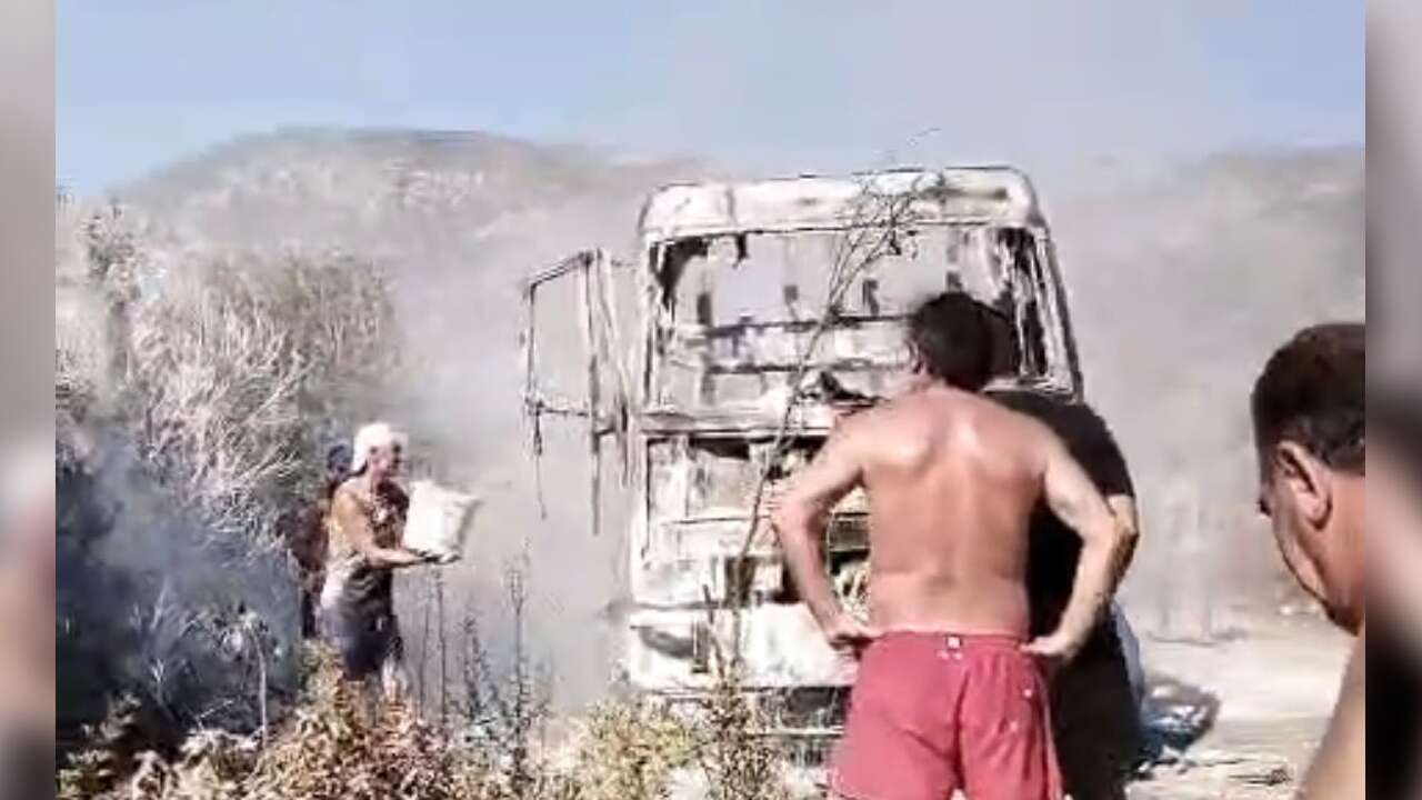 Datça’da Alevlere Teslim Olan Kamyoneti Yaktığı İddia Edilen 2 Kişi Tutuklandı