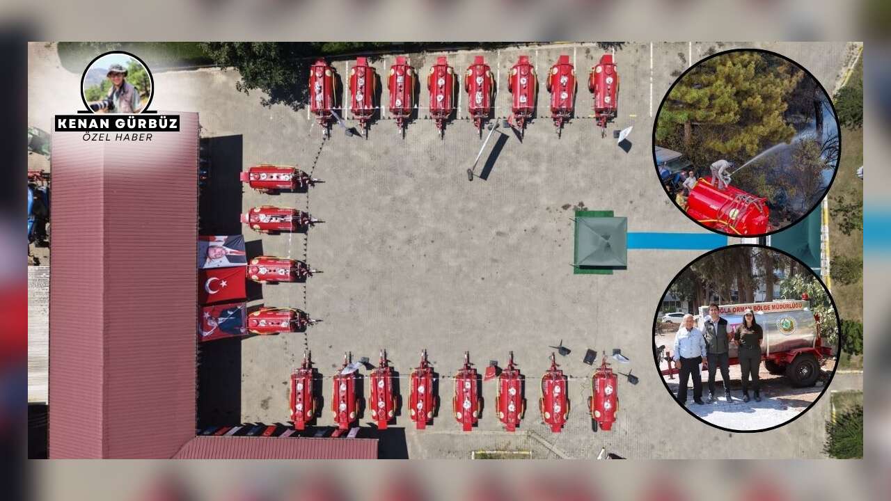 Muğla’da Orman Köylerine Su Tankeri Desteğiyle Yangınlara İlk Müdahale Güçleniyor