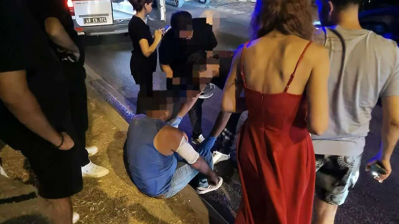 Muğla'da Motosiklet Kazası, Sürücü Yaralandı