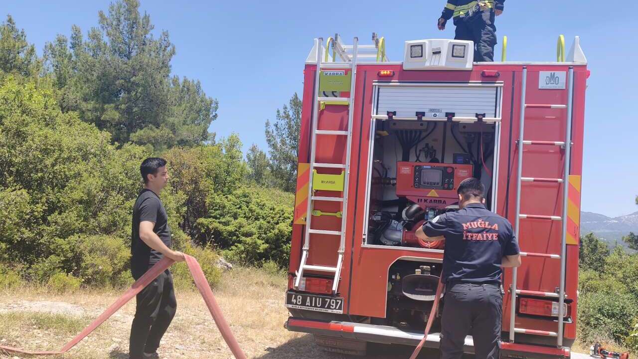 Menteşe'de Yangın Kontrol Altına Alındı