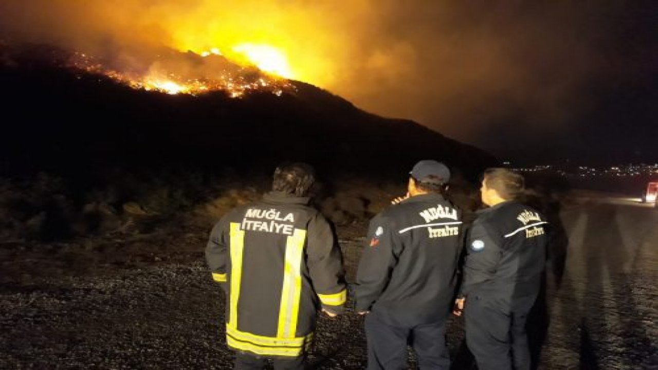 Bodrum’da makilik yangını