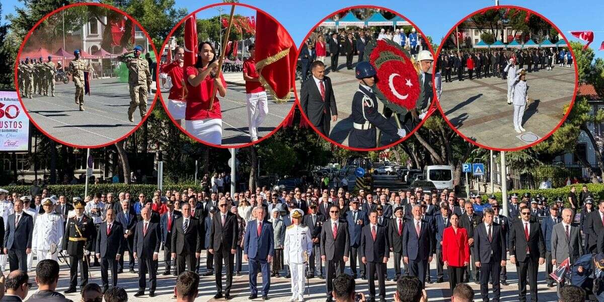 Muğla'da "30 Ağustos Zafer Bayramı" Coşkuyla Kutlandı