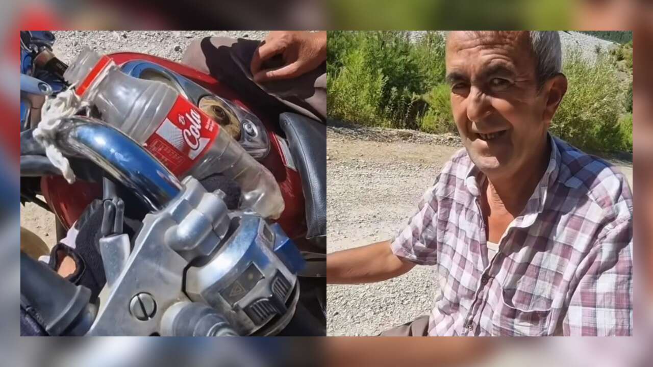 Muğla’da Motorunun Koluna Pet Şişe Bağladı: Nedeni Dikkat Çekti