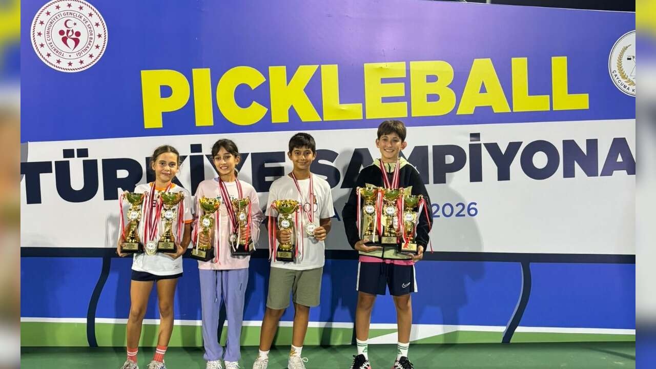 Muğlalı Gençler Pickleball Şampiyonası’nda Zirveyi Salladı