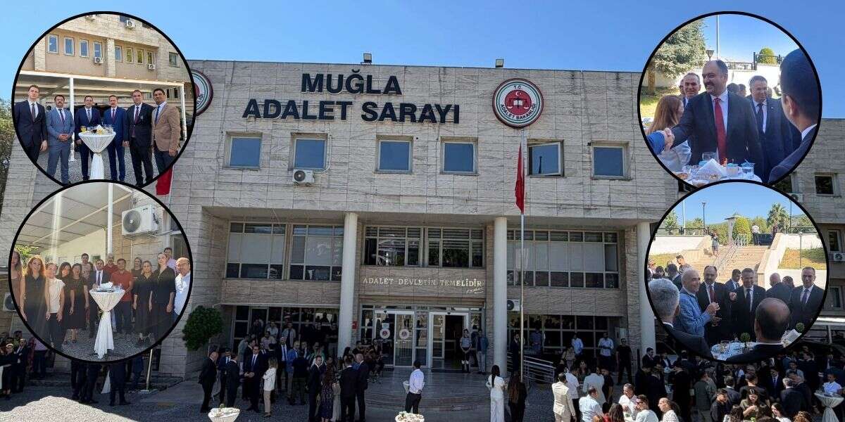 Muğla'da Bir İlk: Adliye Bahçesinde Adli Yıl Kokteyli