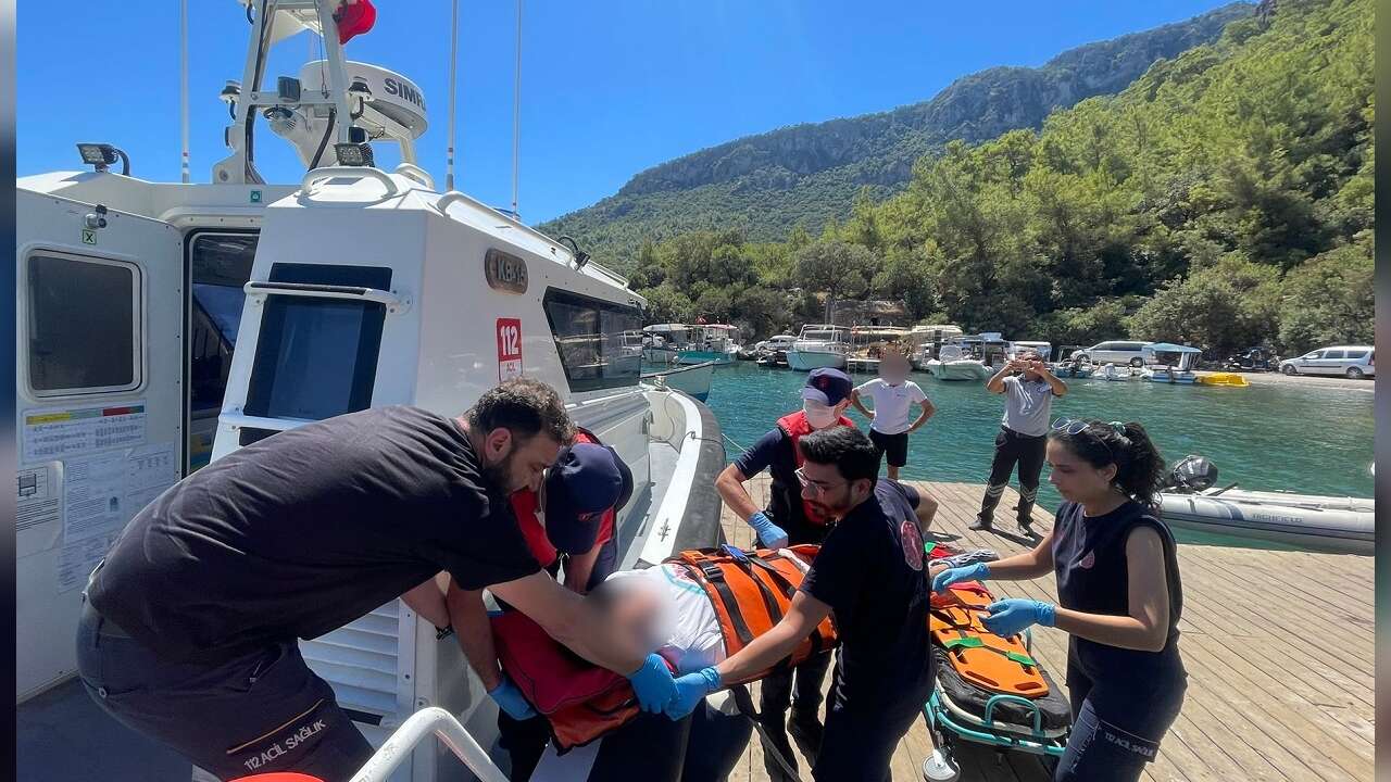 Muğla Açıklarında Yaralanan 1 Kişi İçin Tıbbi Tahliye