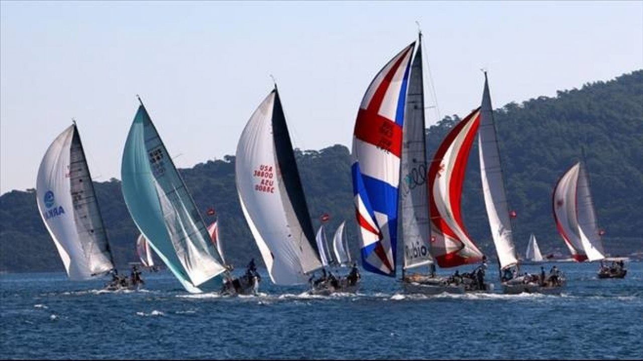 Marmaris’te kış trofesi yat yarışları yapıldı