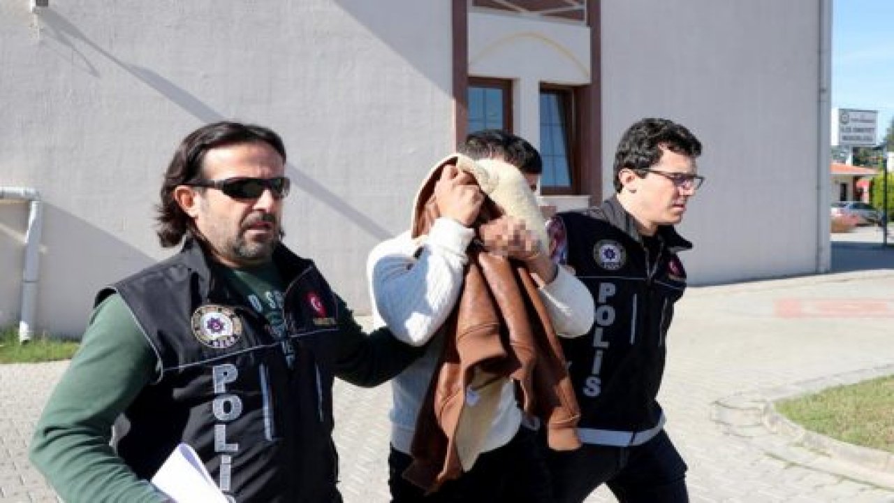 Uyuşturucu şüphelisinden el hareketi