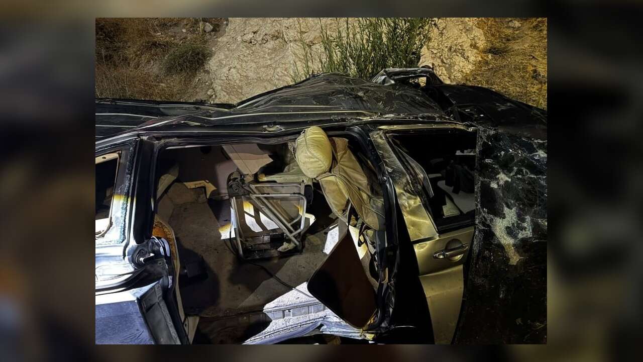 Dere Yatağına Uçan Otomobilde 1 Kişi Hayatını Kaybetti