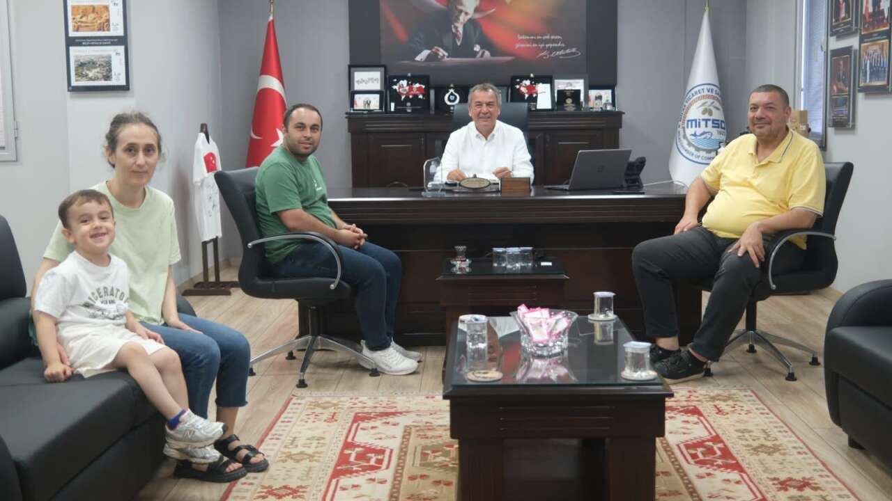 DMD Mücadelesini Kazanan Göktuğ Karakaya’dan MİTSO’ya Ziyaret
