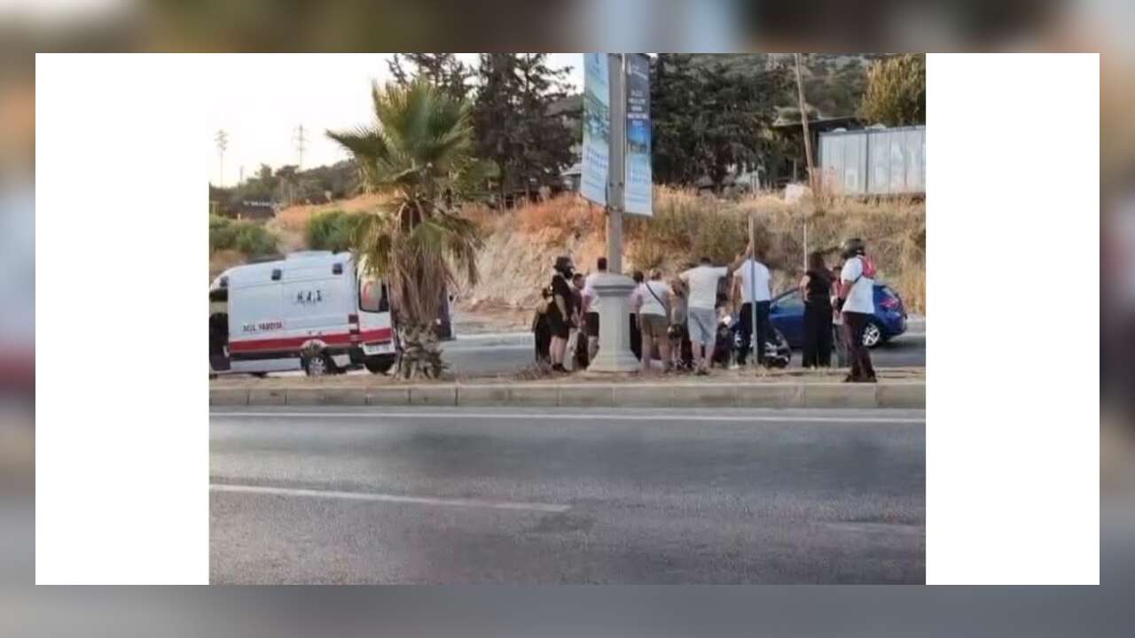 Muğla’da Korkutan Kaza: Minibüsün Çarptığı Kadın Metrelerce Savruldu