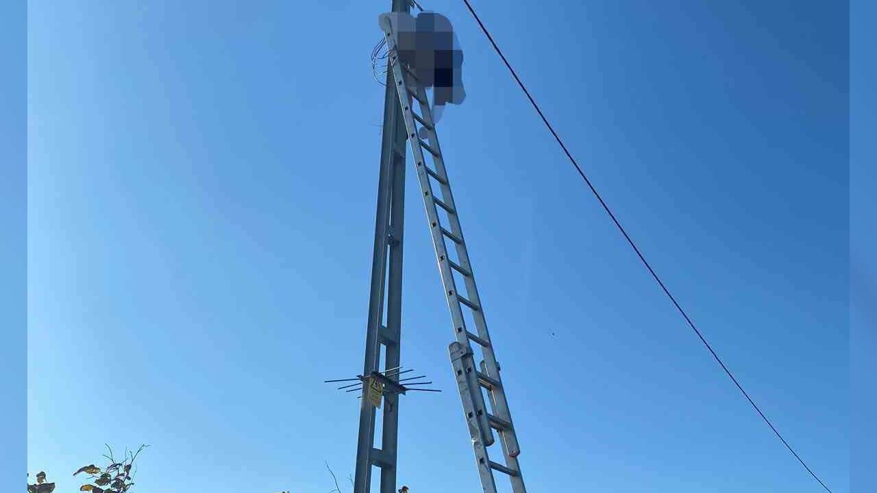 Elektrik Direğine Çıkan İşçi Hayatını Kaybetti