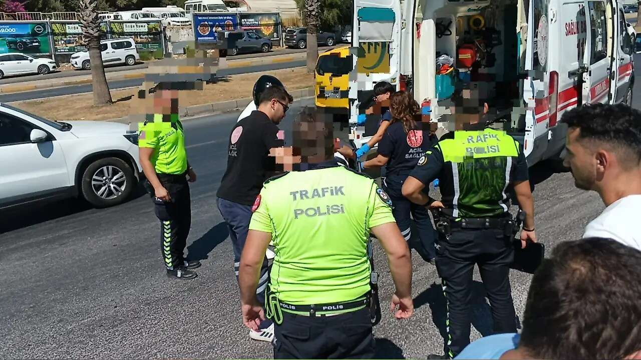Muğla’da Korkutan Motosiklet Kazası, Sürücü Ağır Yaralandı
