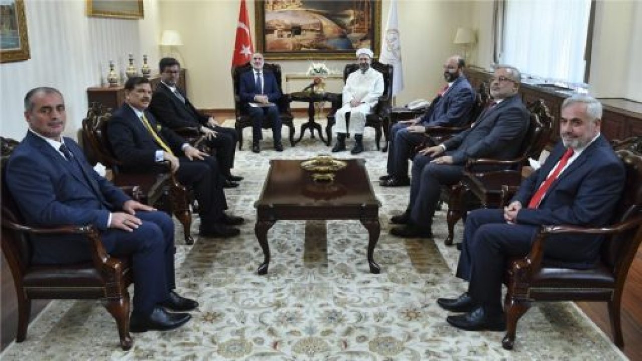 Erbaş, 5 ilin yeni müftüsünü kabul etti