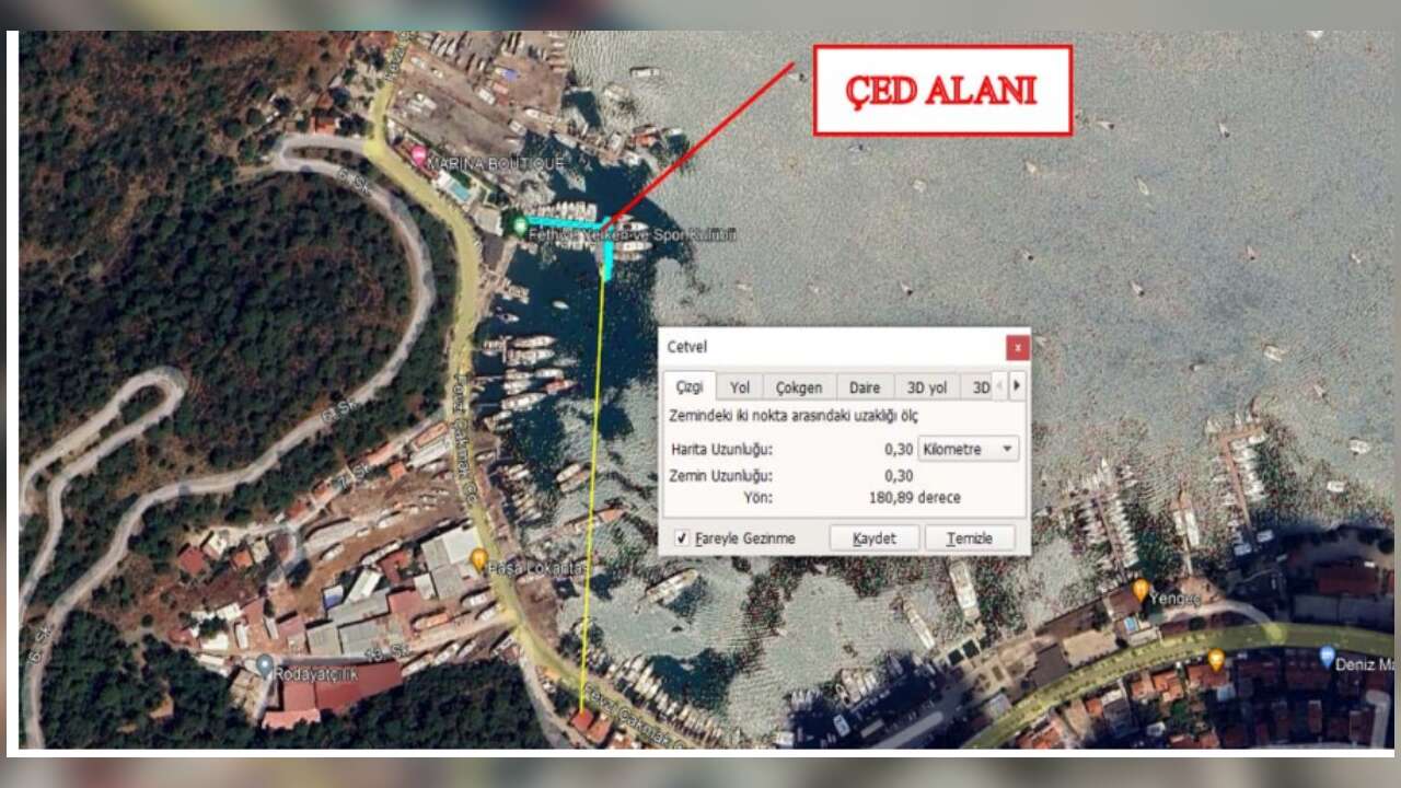 Fethiye Karagözler’de 27 Teknelik İskele Projesi Gündemde