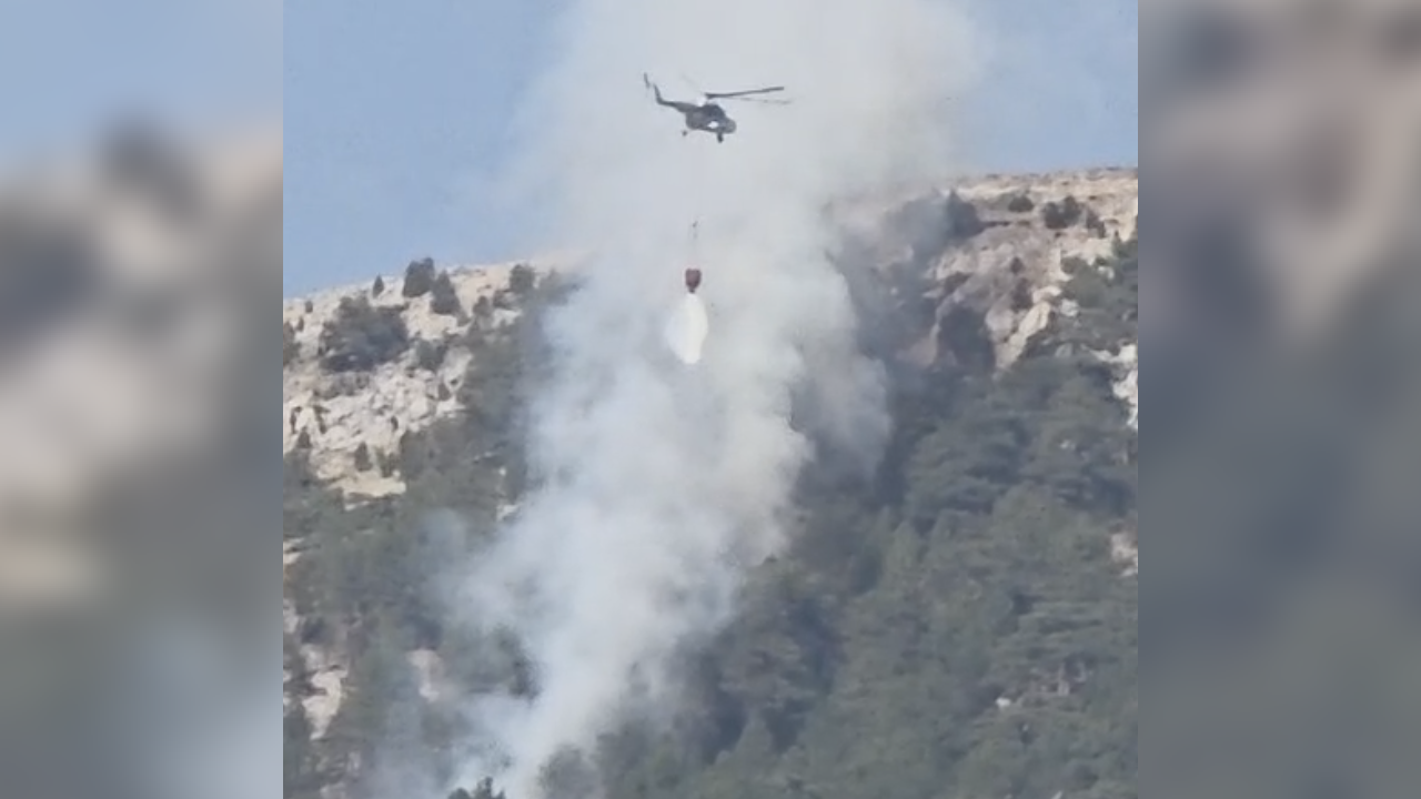 Fethiye’de Orman Yangını: Havadan Müdahale Sürüyor