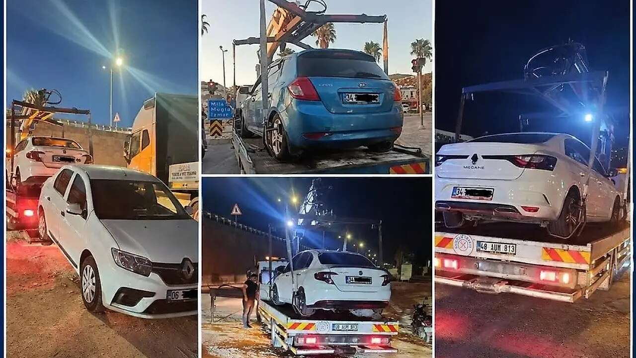 Bodrum’da Korsan Taşımacılığa Sıkı Denetim, 5 Araç Bağlandı