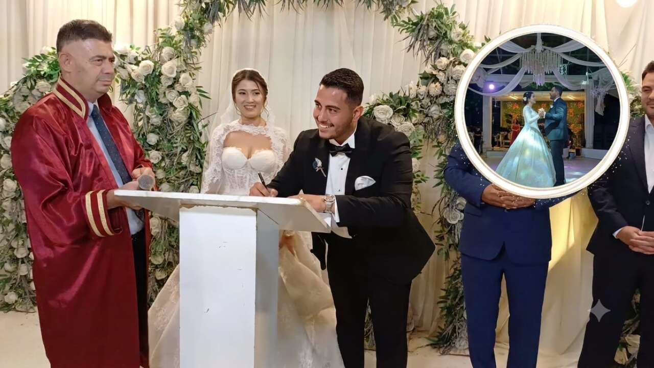 Muğla'da Bahar ve Muhammed Enes Dünyaevine Girdi