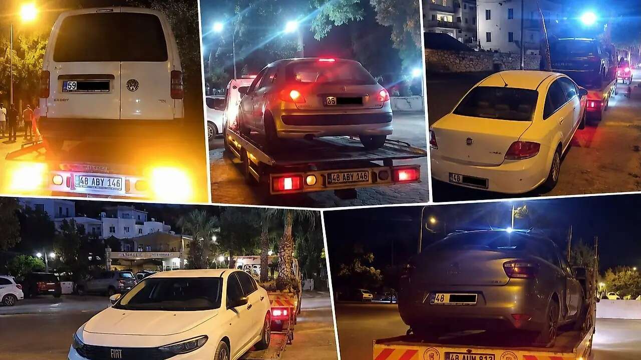 Muğla’da Korsan Taşımacılığa Geçit Yok, 6 Araç Bağlandı