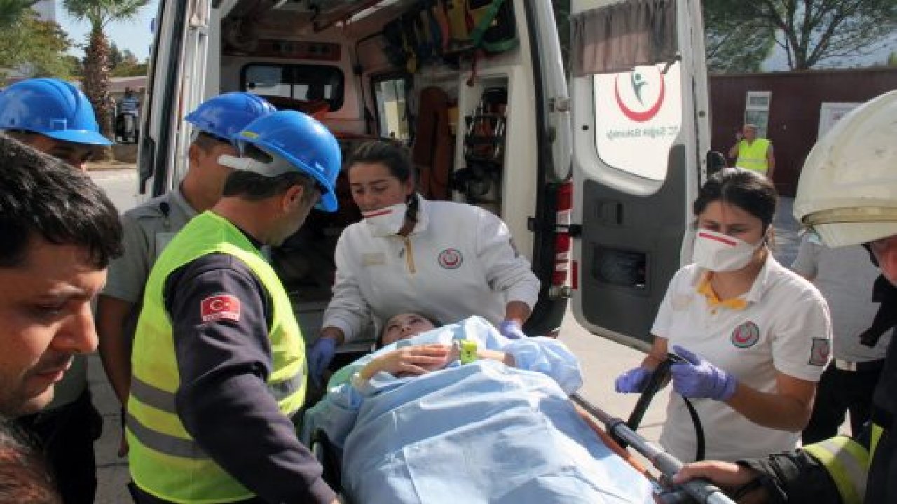 75. Yıl Milas Devlet Hastanesi’nde yangın tatbikatı