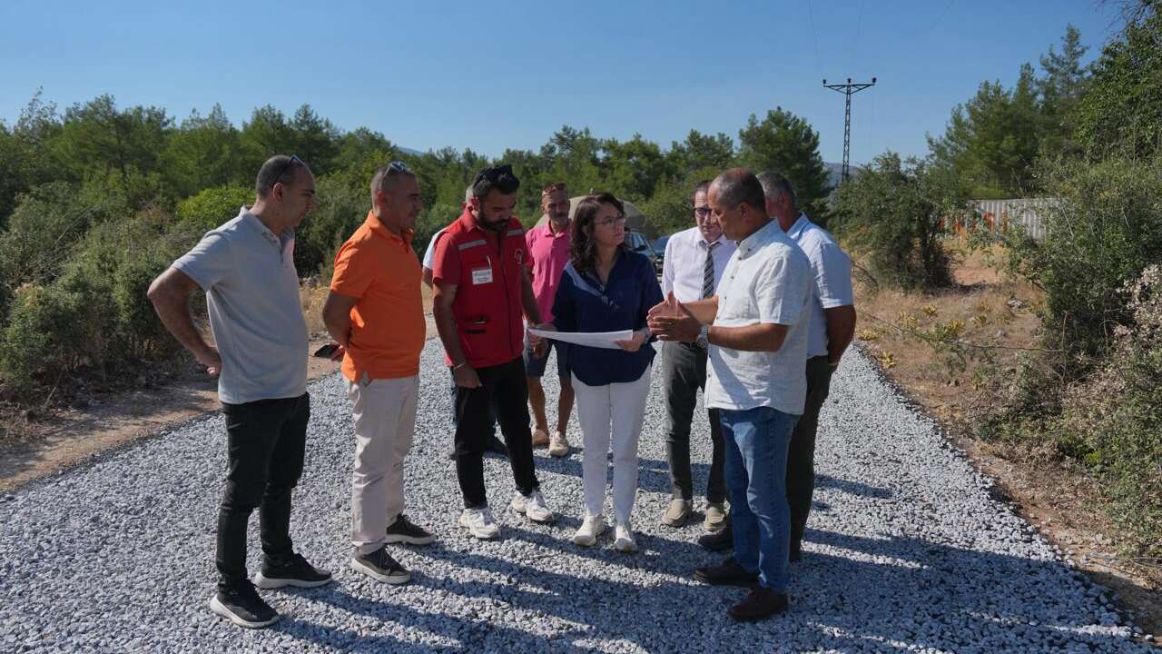 Menteşe’de İki Mahalleyi Bağlayan Yeni Yol Tamamlandı