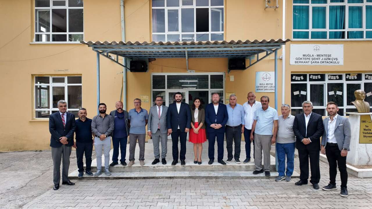 MHP Menteşe’den Eğitime Destek: Şehit Berkant Şara İlkokulu Yenilendi
