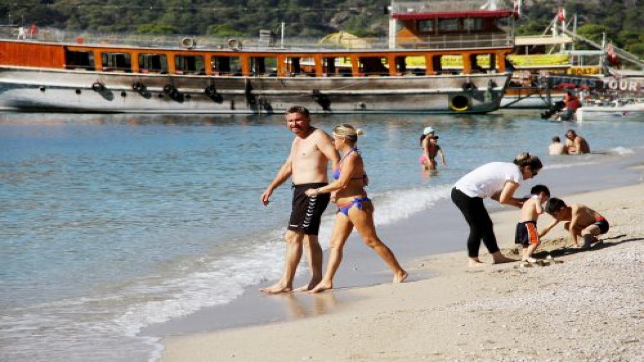 Fethiye'de kasım ayında deniz keyfi